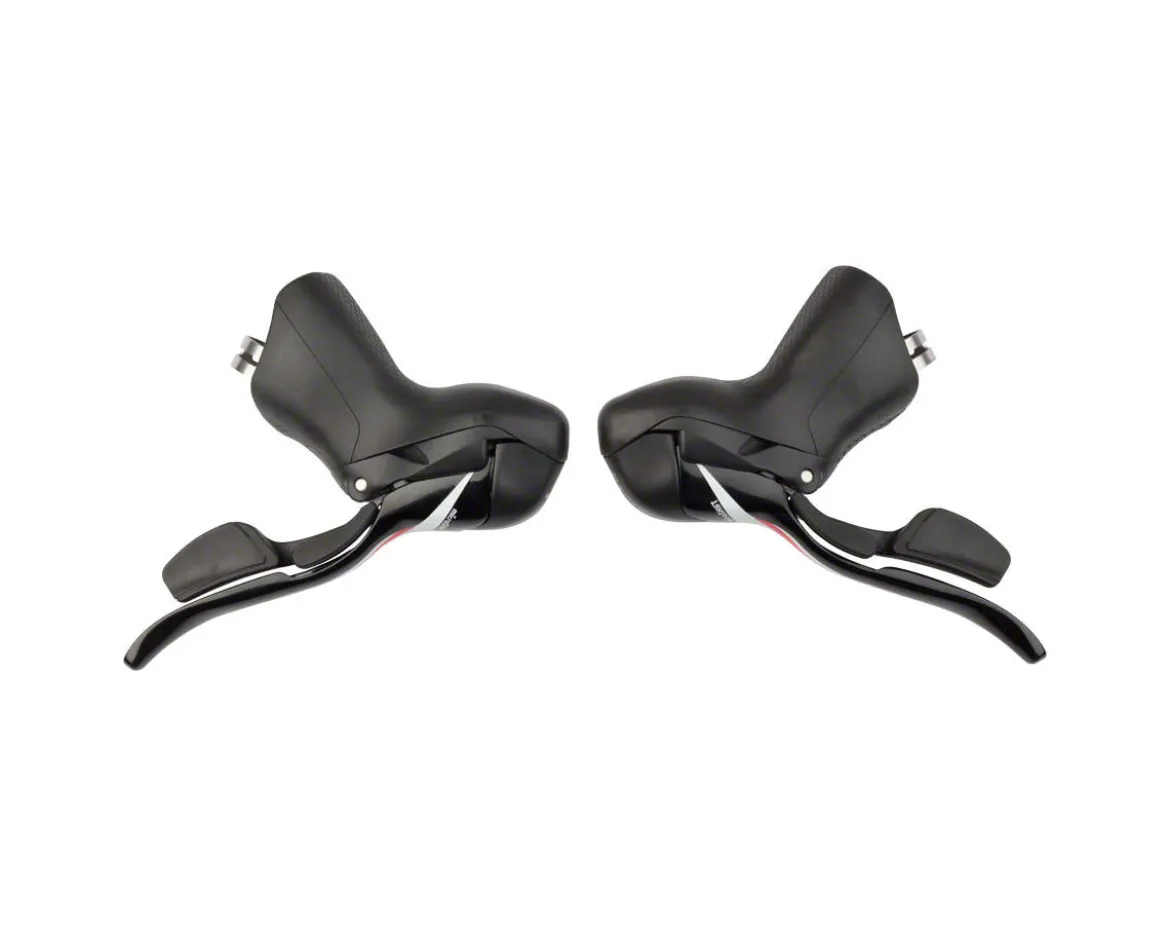 Microshift R10 Drop Bar Brake/Shift Levers (Black) (Standard Reach) (Pair) (2 x 10 Speed) (Shimano Compatible)