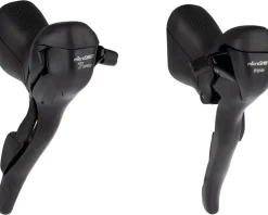 Microshift R7 Drop Bar Brake/Shifter Levers (Black) (Pair) (3 x 7 Speed) (Standard Reach) (Shimano Compatible)
