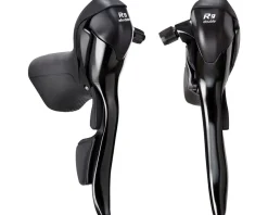 Microshift R9 Drop Bar Brake/Shift Levers (Black) (Pair) (2 x 9 Speed) (Shimano Compatible)