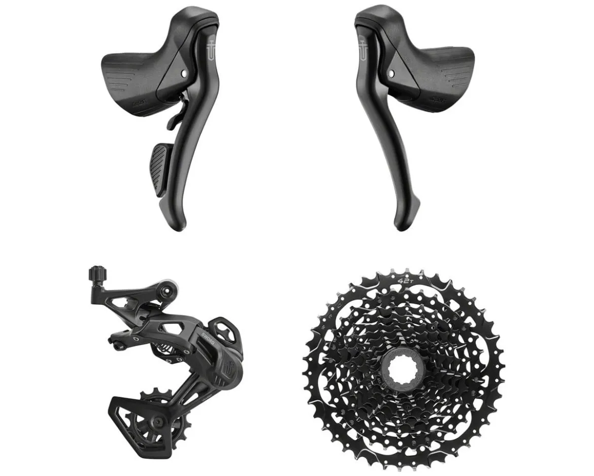 Microshift Sword Black 1x Groupset (1 x 9 Speed) (11-42T)