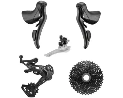 Microshift Sword Black 2x Speed Groupset (2 x 9 Speed) (11-38T) (Braze-on)