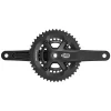 Microshift Sword Black 2x Wide Crankset (Black) (2 x 9-Speed) (Square Taper) (165mm) (46/29T)