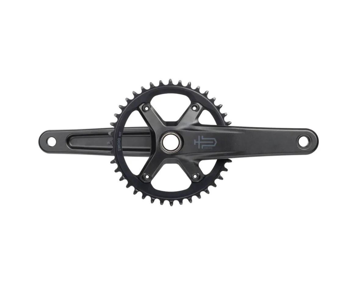 Microshift Sword 1x Crankset (Black) (10 Speed) (24mm Spindle) (165mm) (40T)