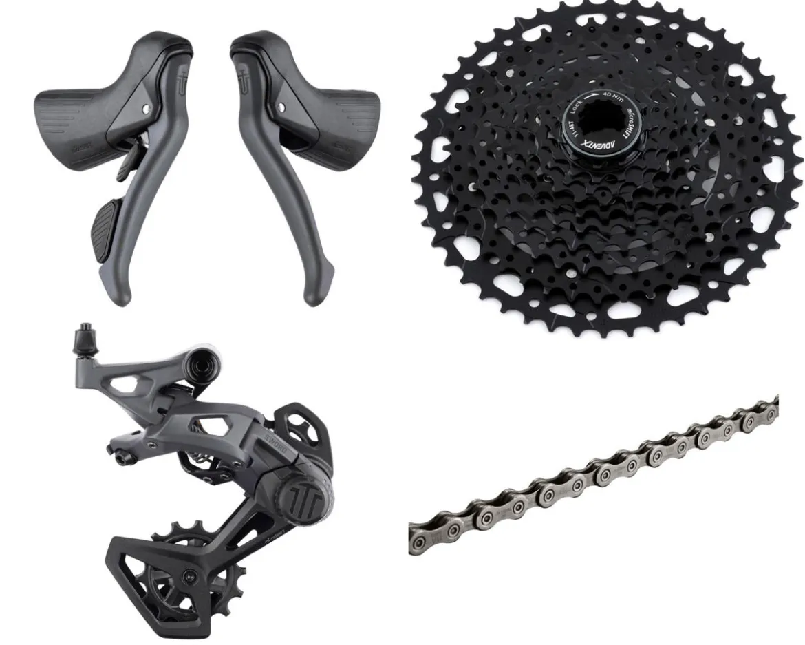 Microshift Sword 1x Gravel Groupset (Grey) (1 x 10 Speed)