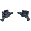 Microshift TS71 Thumb-Tap Trigger Shifters (Black) (Pair) (3 x 8 Speed)