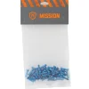 Mission 14G Alloy Nipples (Blue) (Bag of 40)