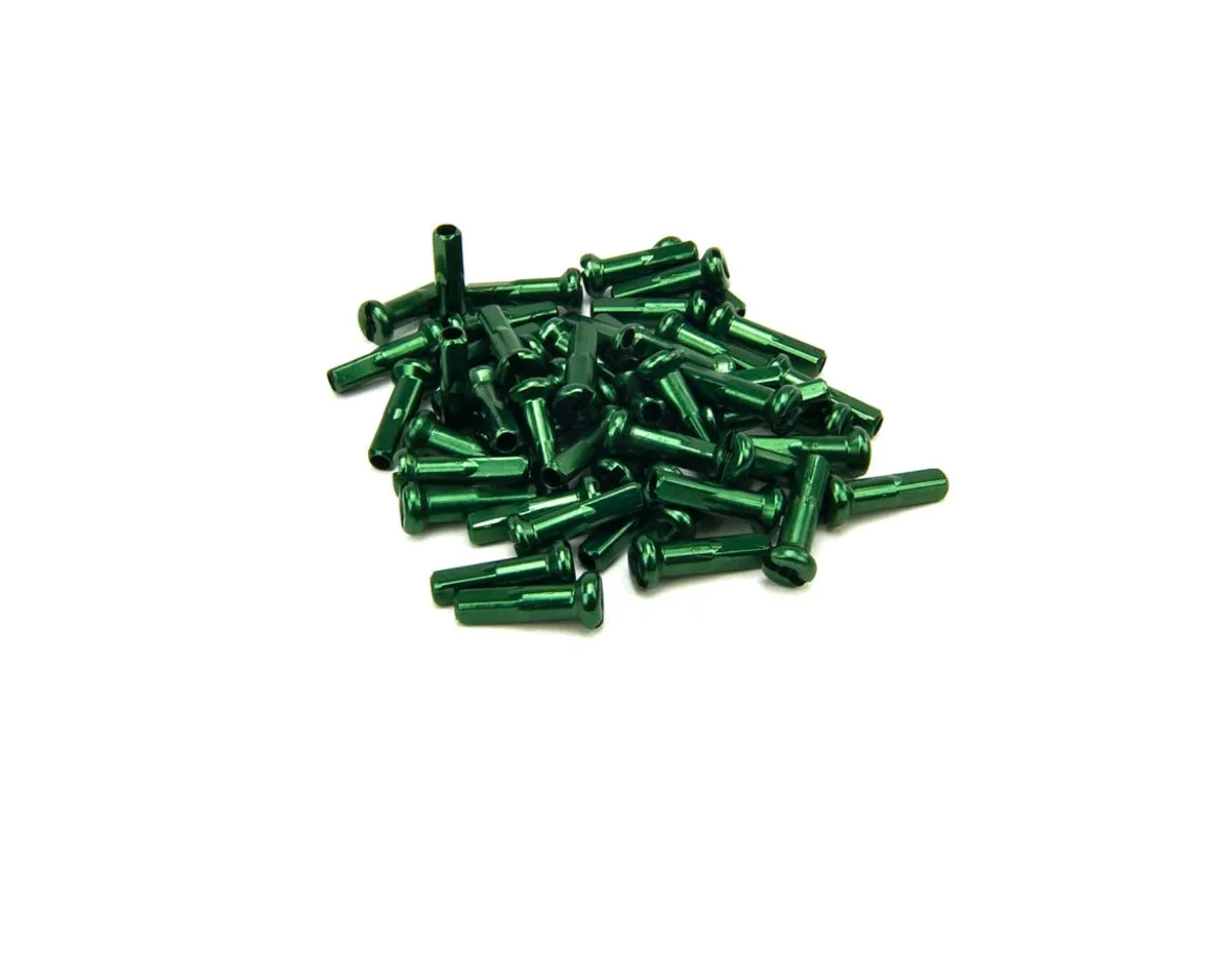Mission 14G Alloy Nipples (Green) (Bag of 40)