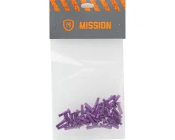 Mission 14G Alloy Nipples (Purple) (Bag of 40)