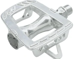 MKS GR-9 Platform Road Pedals (Silver) (Toe Clip Compatible)