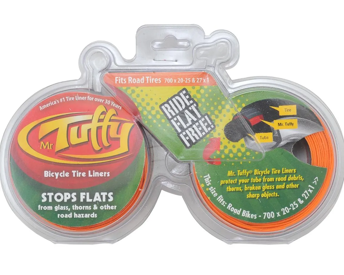 Mr Tuffy Tire Liners (Orange) (27 x 1") (700c x 20-25mm) (Pair)