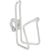MSW Dimension Water Bottle Cage (Silver) (w/ Adjustable Handlebar Clamp)