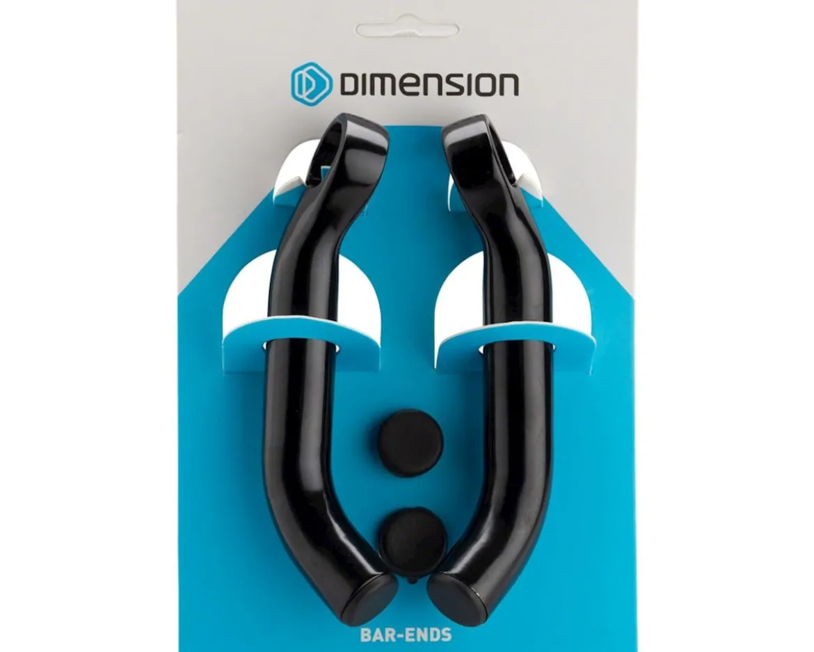 MSW Dimension Forged Bar Ends (Black) (Short)