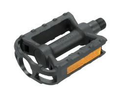 MSW Dimension Junior Platform Pedals (Black) (Plastic) (1/2")
