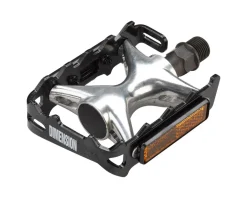 MSW Dimension Mountain Compe Pedals (Black/Silver)