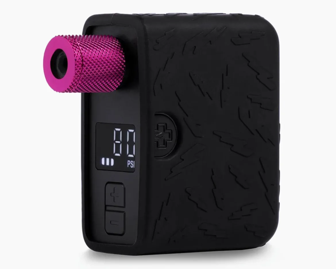 Muc-Off Airmach Electric Mini Pro Inflator (Black/Pink)