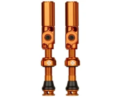 Muc-Off Big Bore Hybrid Tubeless Valves (Orange) (Pair) (Small) (30mm)
