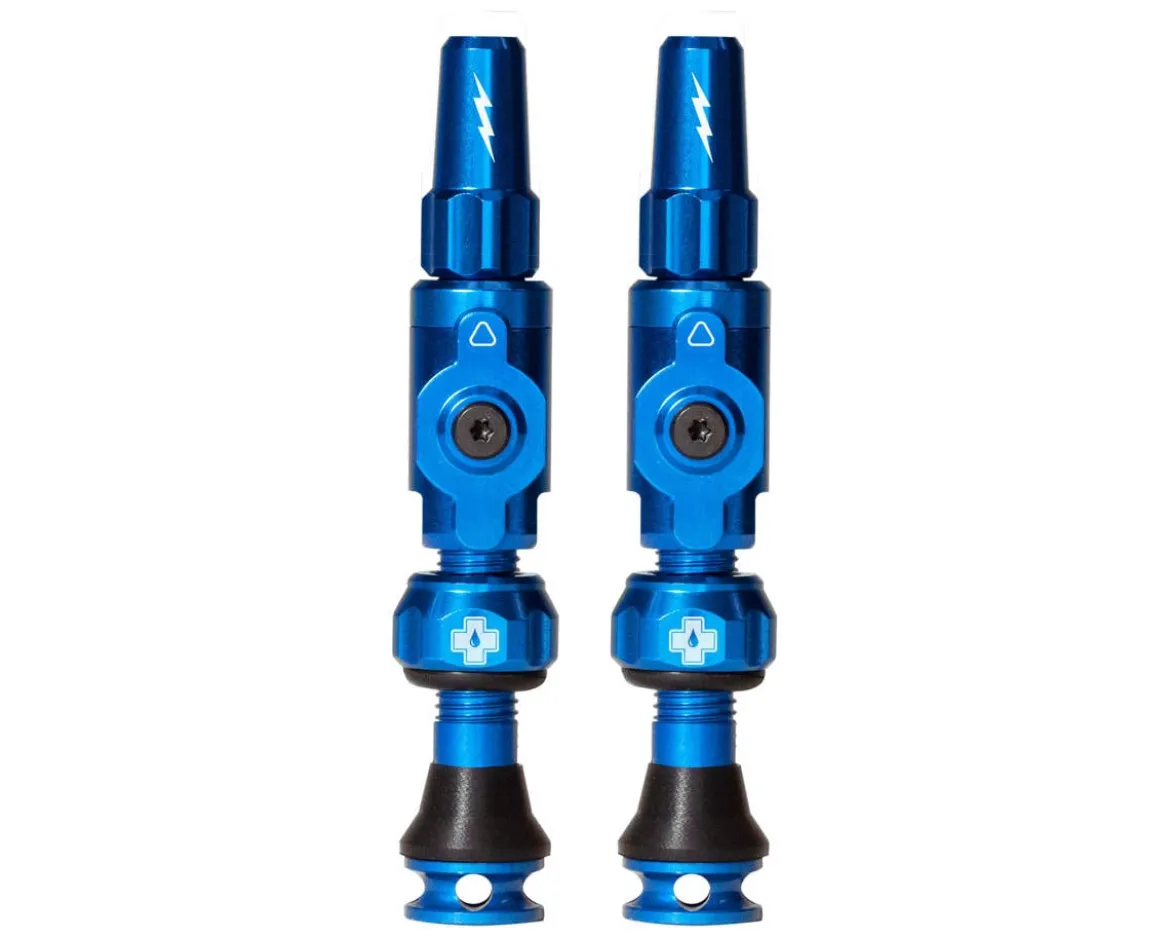 Muc-Off Big Bore Lite Tubeless Valves (Blue) (Small) (30mm)