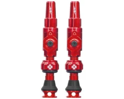 Muc-Off Big Bore Lite Tubeless Valves (Red) (Pair) (Small) (30mm)