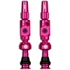 Muc-Off Big Bore Lite Tubeless Valves (Pink) (Pair) (Small) (30mm)