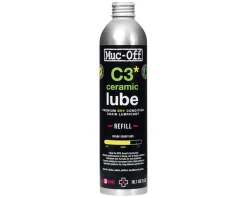 Muc-Off C3 Dry Ceramic Bike Chain Lube (300ml) (Aluminum Refill Bottle)