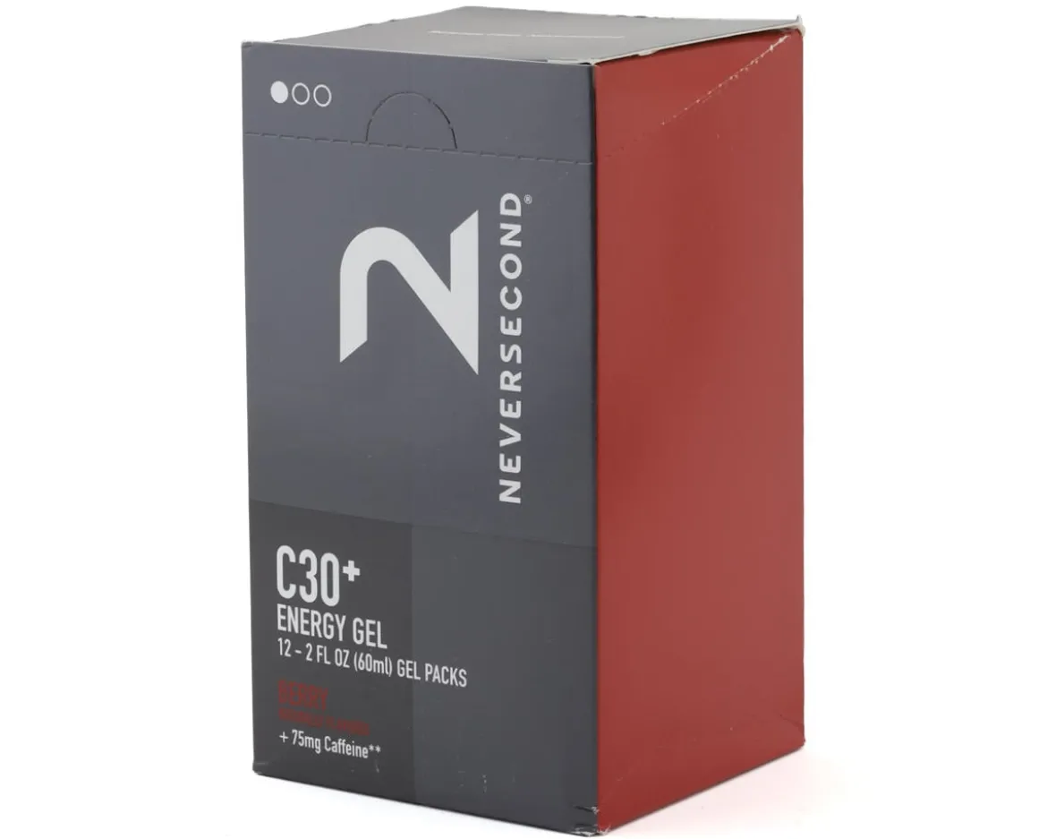 NEVERSECOND C30+ Caffeine Energy Gel (Berry) (12 | 2.03oz Packets)