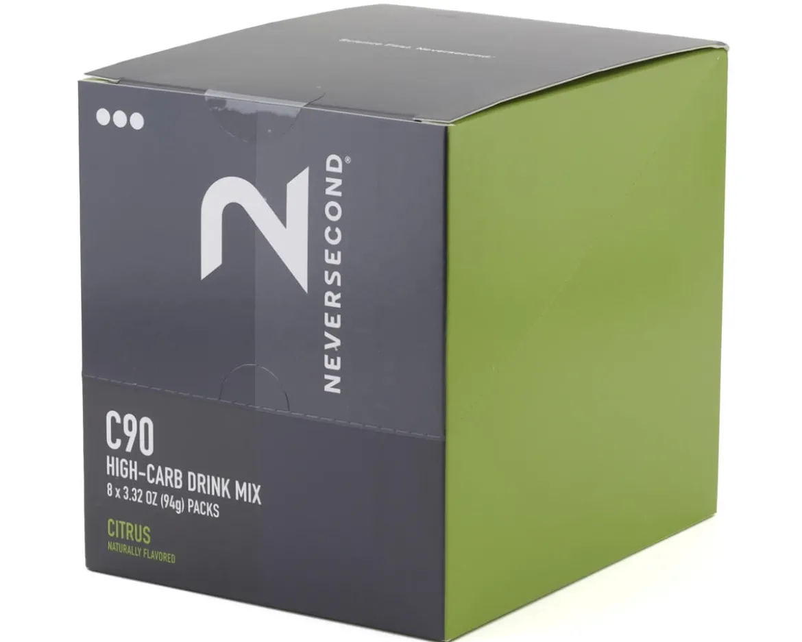 NEVERSECOND C90 High-Carb Drink Mix (Citrus) (8 | 3.31oz Packets)