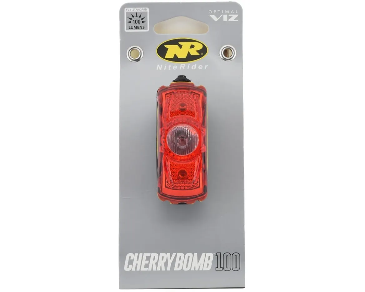 NiteRider CherryBomb 100 Bike Tail Light (Red) (100 Lumens)