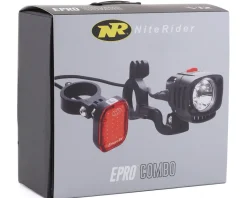 NiteRider Epro 1000 & Emax+ E-Bike Light Set (Black) (1000/150 Lumens)