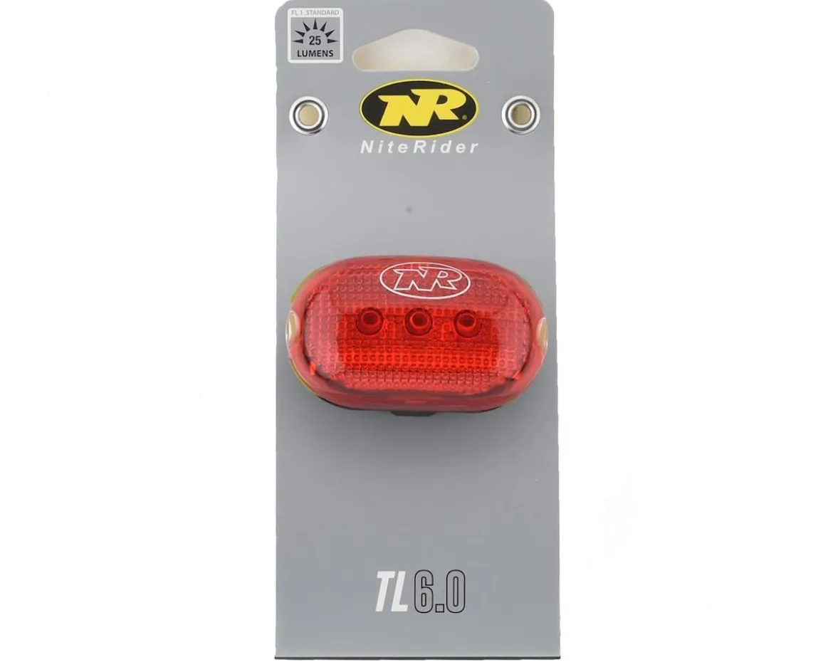 NiteRider TL 6.0 SL Tail Light (Red) (25 Lumens)