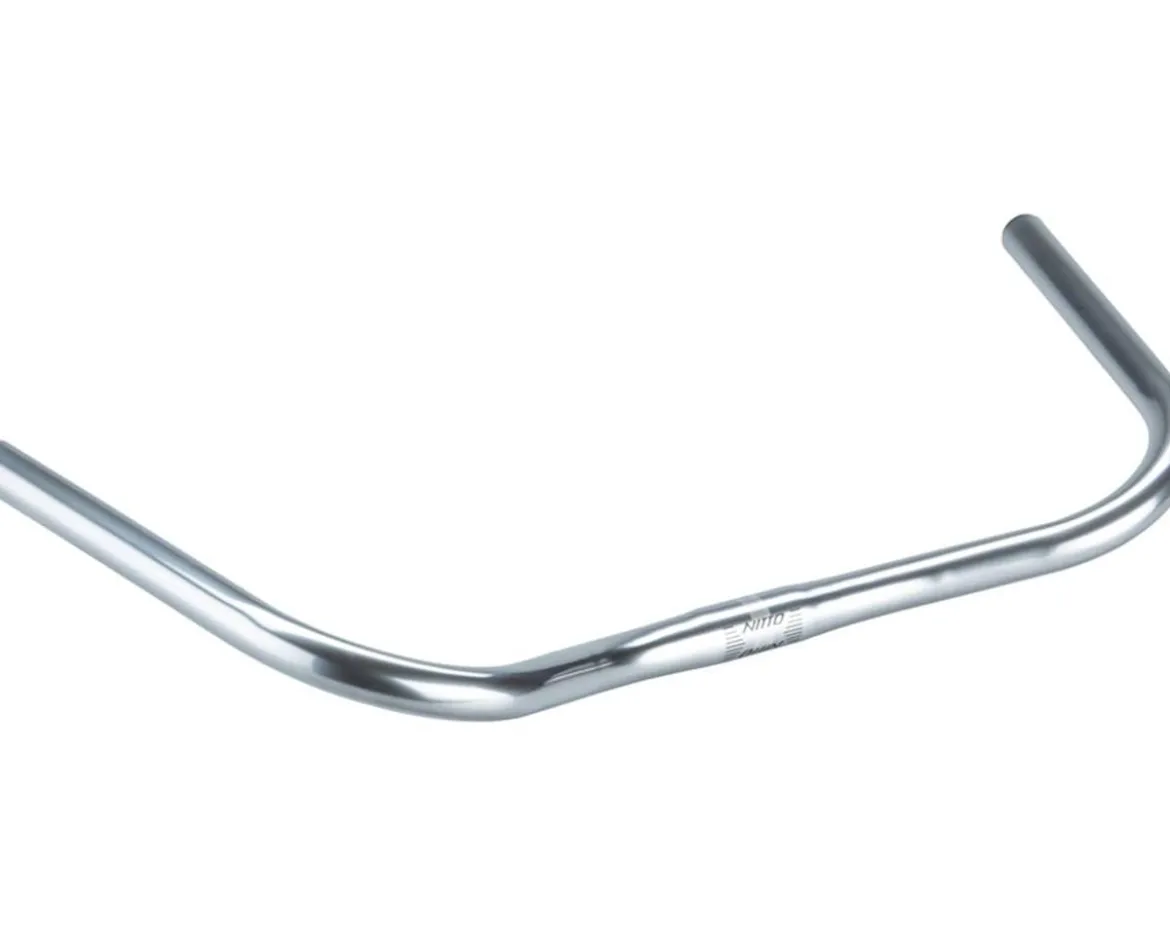 Nitto B352 North Road Handlebars (Silver) (25.4mm) (60mm Rise) (550mm) (60° Sweep)