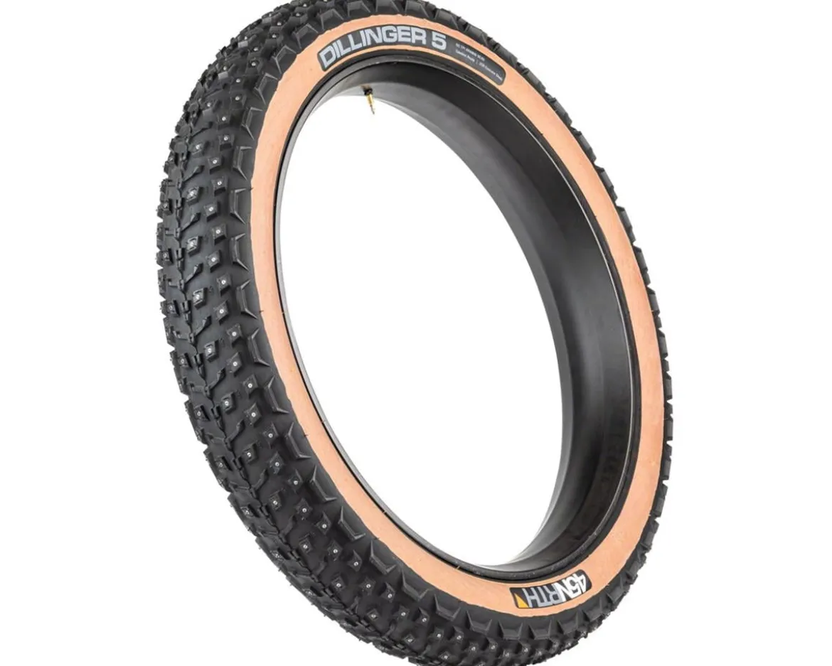 45NRTH Dillinger 5 Fat Bike Tire (Tan) (Tubeless) (60 TPI) (Studded) (26") (4.6")