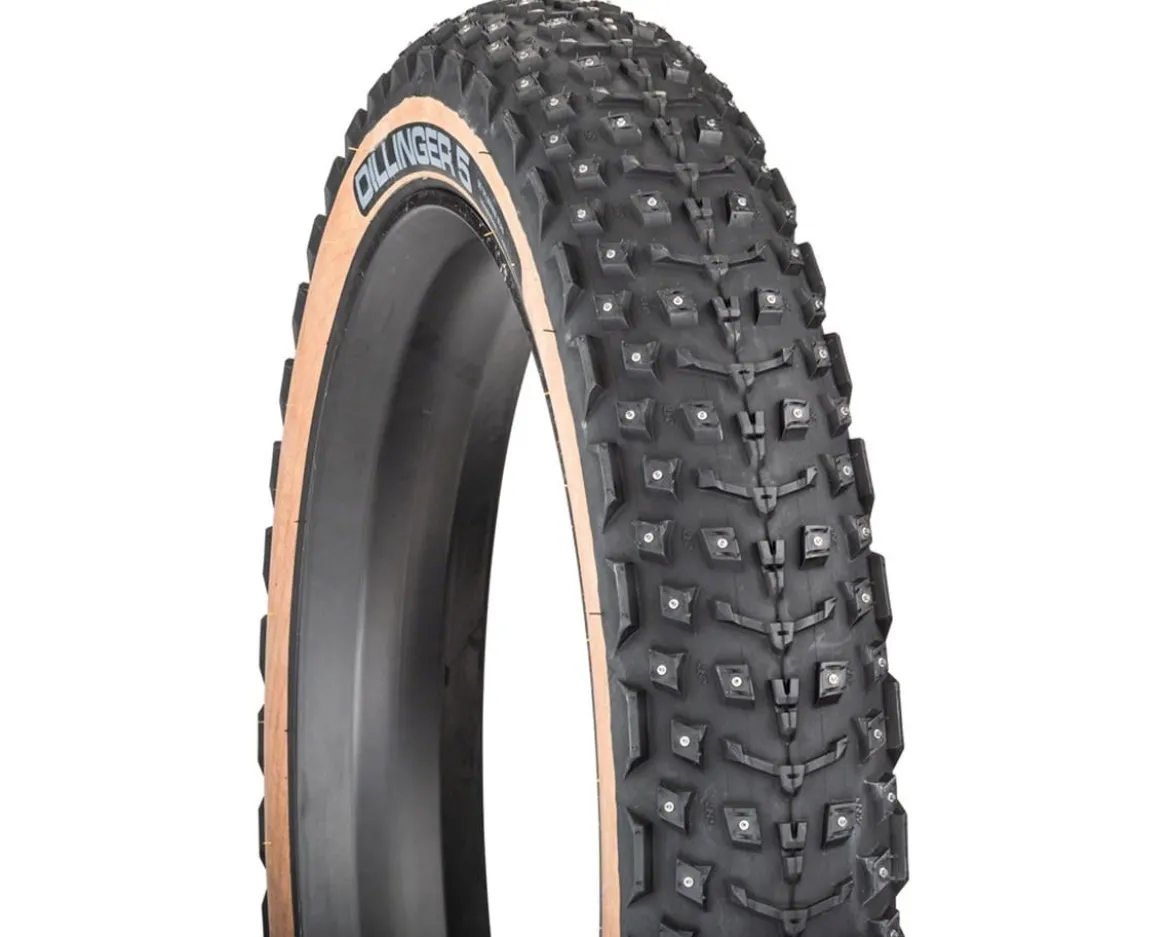 45NRTH Dillinger 5 Fat Bike Tire (Tan) (Tubeless) (60 TPI) (Studded) (26") (4.6")