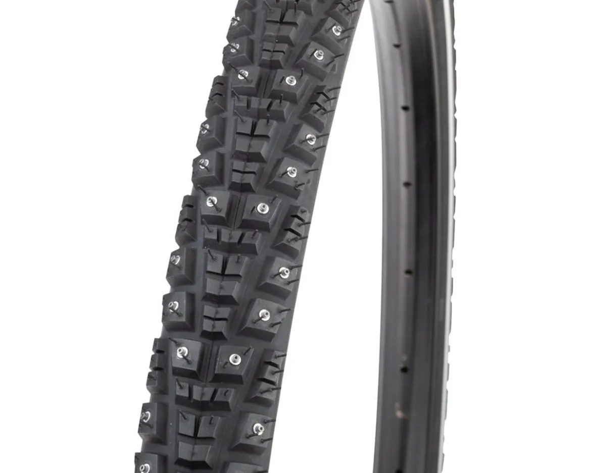 45NRTH Gravdal Tubeless Studded Gravel/Commuter Tire (Black/Reflective) (700c) (38mm) (252 Studs) (Winter Compound)