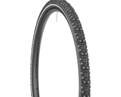 45NRTH Gravdal Tubeless Studded Gravel/Commuter Tire (Black/Reflective) (700c) (38mm) (252 Studs) (Winter Compound)