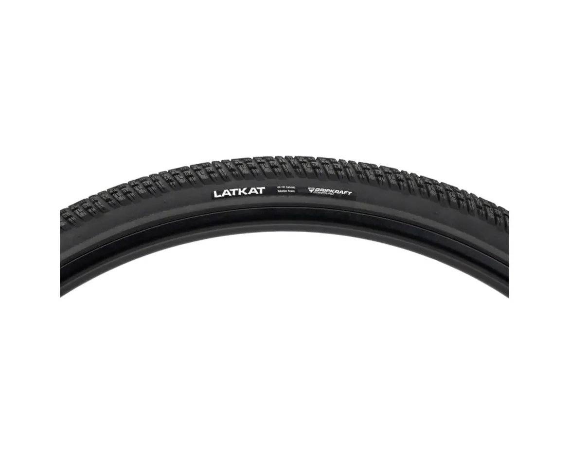 45NRTH Latkat Tubeless Winter Tire (Black) (700c) (40mm) (GripKraft)
