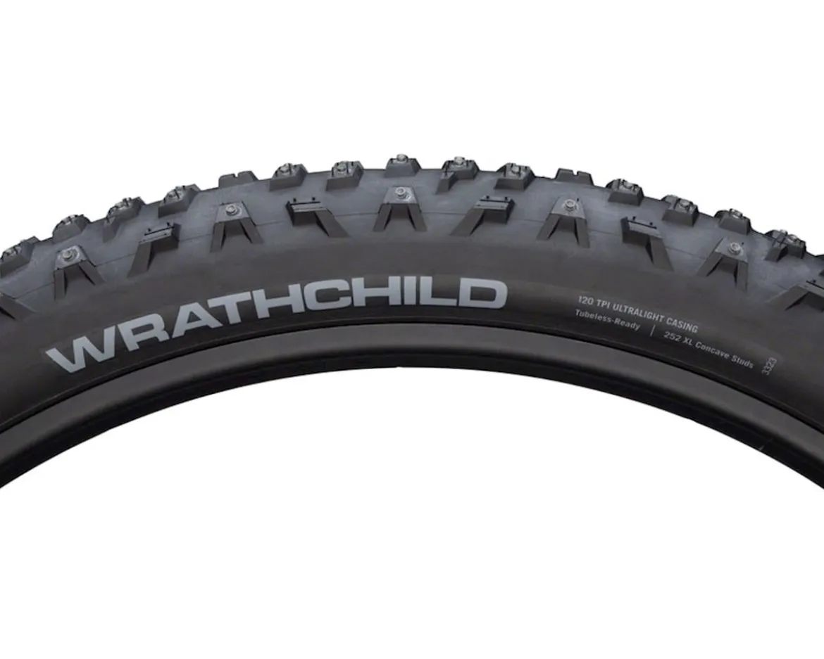 45NRTH Wrathchild Fat Bike Tire (Black) (Tubeless) (Studded) (29") (2.6") (120tpi)