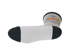 45NRTH Adventure Crew Lightweight Wool Sock (Grey/Dark Blue) (S)