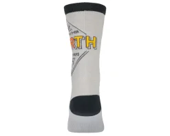 45NRTH Adventure Crew Lightweight Wool Sock (Grey/Dark Blue) (S)