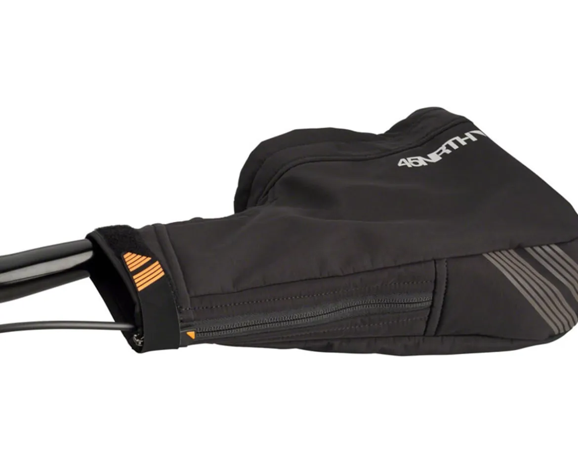 45NRTH Draugenklaw Flat Bar Pogies (Black)