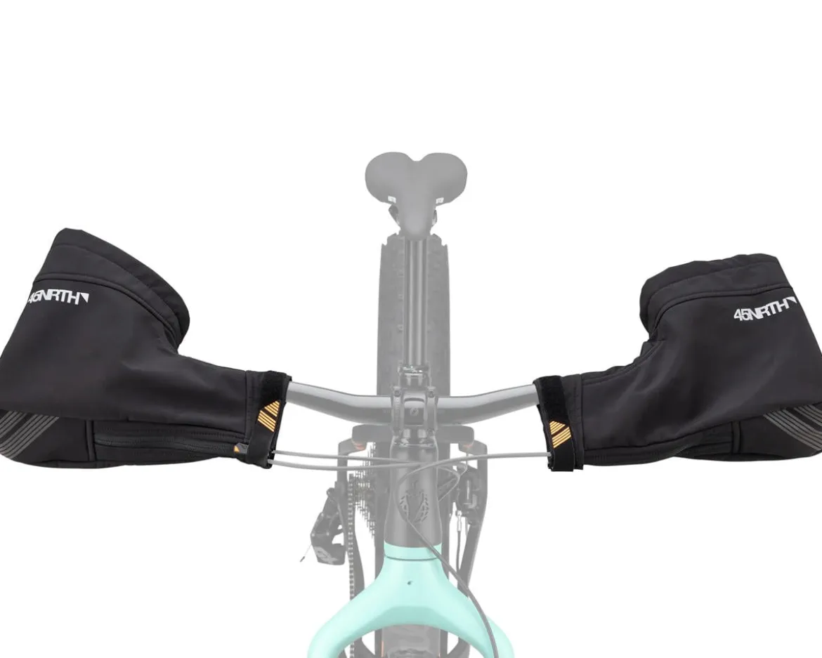 45NRTH Draugenklaw Flat Bar Pogies (Black)