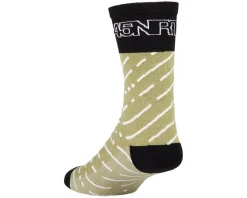 45NRTH Snow Band Midweight Wool Sock (Sage/Rosin) (S)