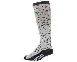 45NRTH Speck Heavyweight Knee High Wool Sock (Grey/Dark Blue) (S)