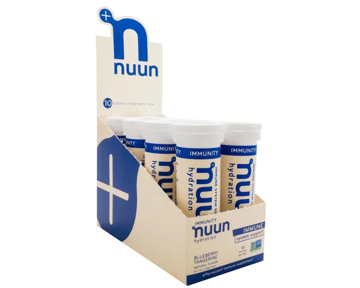 Nuun Immunity Hydration Tablets (Blueberry/Tangerine) (8 Tubes)