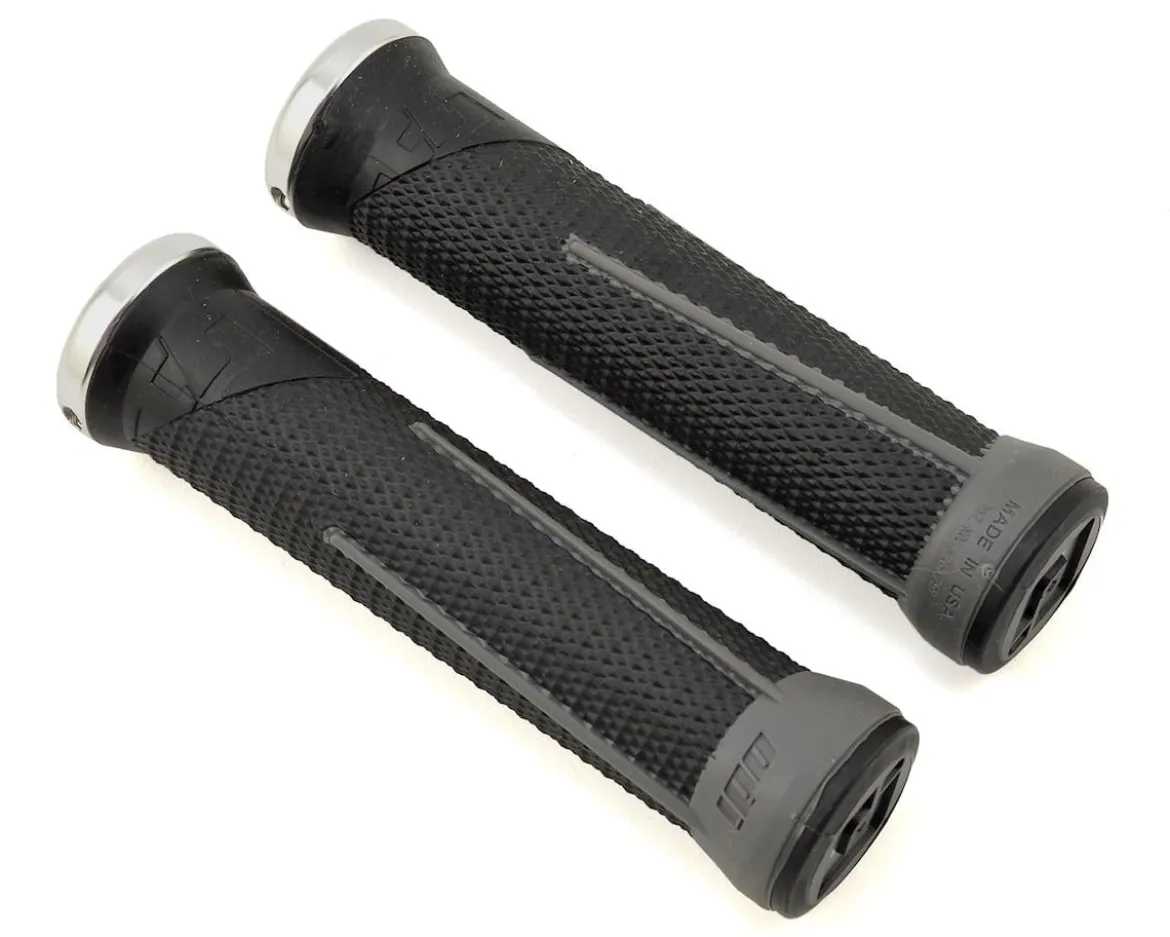 ODI AG-1 Aaron Gwin V2.1 Lock-On Grips (Black/Graphite) (135mm)