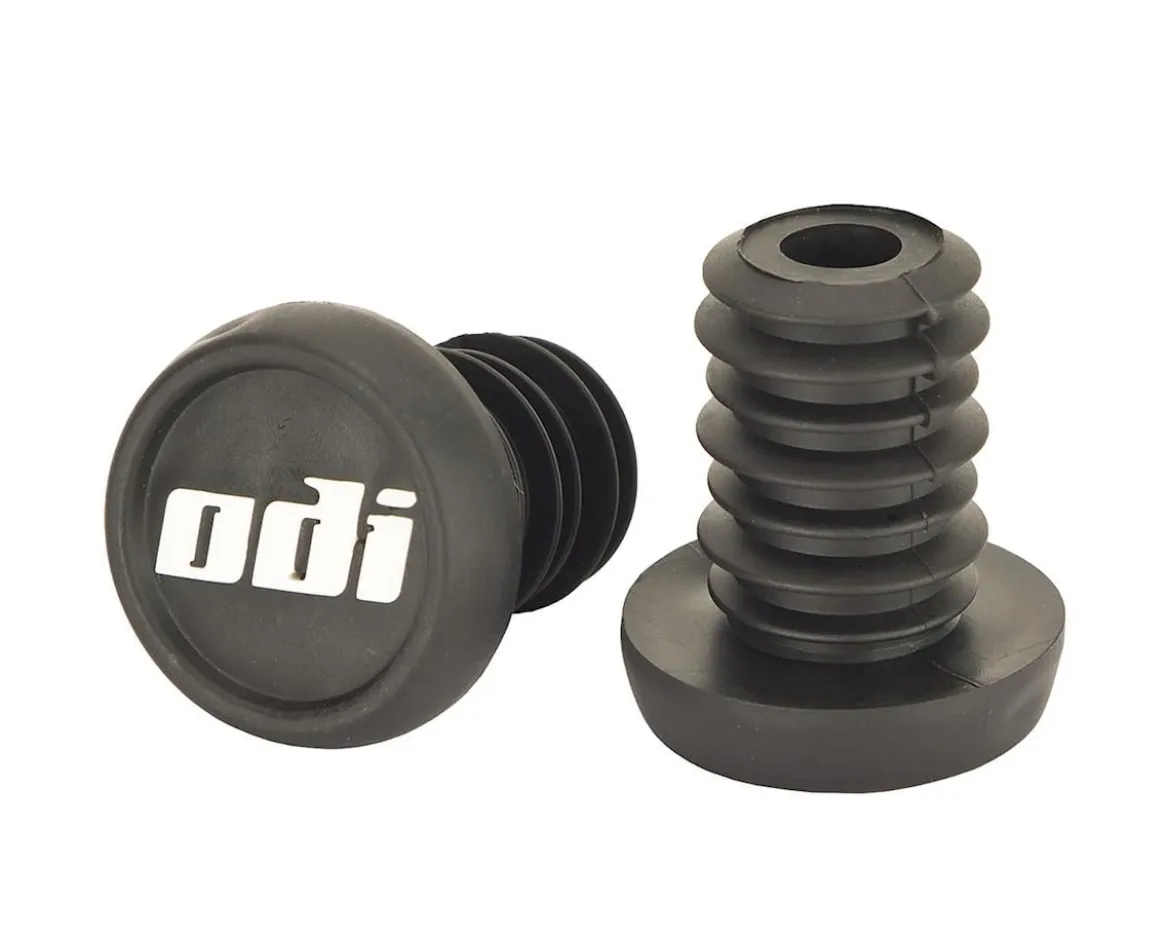 ODI BMX Nylon Bar Ends (Black) (Pair)