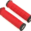 ODI Elite Pro V2.1 Lock-On Grips (Red/Black) (130mm)