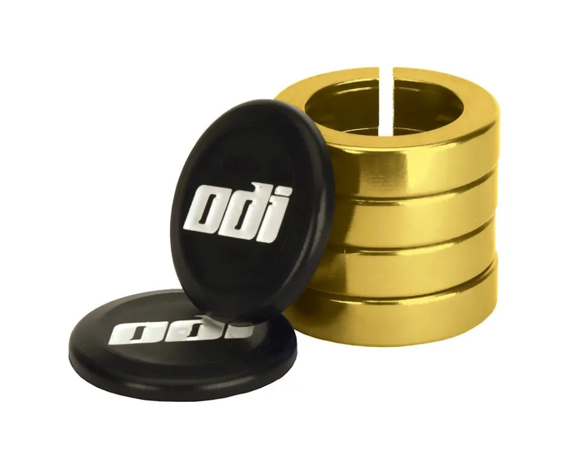 ODI Lock Jaw Clamps (Gold) (w/ Snap Caps) (Set of 4)