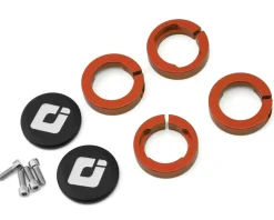 ODI Lock Jaw Clamps (Orange) (w/ Snap Caps) (Set of 4)