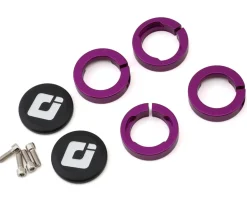 ODI Lock Jaw Clamps (Purple) (w/ Snap Caps) (Set of 4)