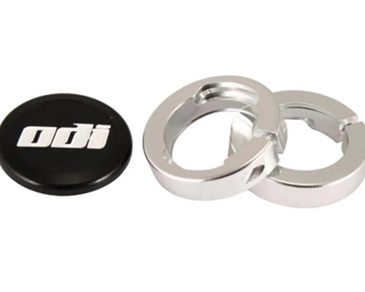 ODI Lock Jaw Clamps (Silver) (w/ Snap Caps) (Set of 4)
